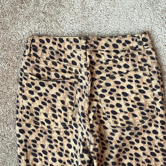 WeWoreWhat Leopard Split Hem Pants - Picture 8 of 10